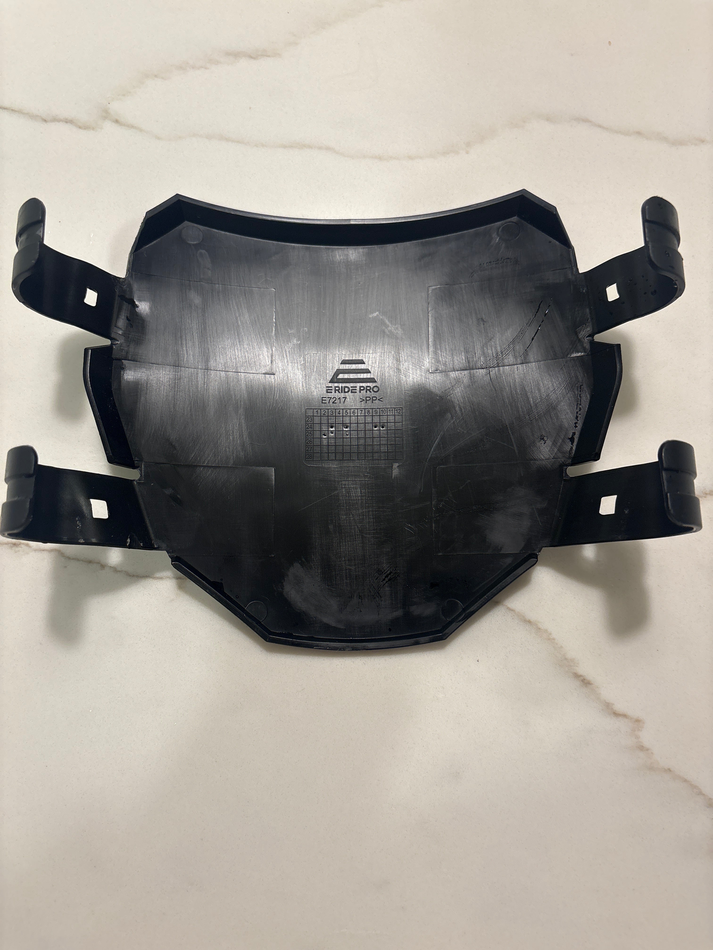 Eride Pro front number plate